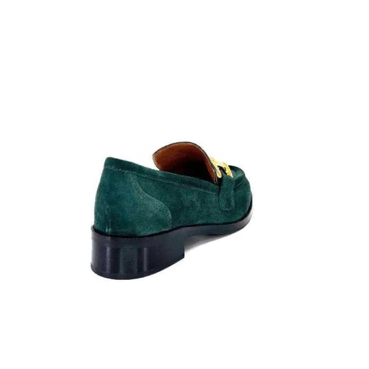 Muratti Rosemetal J2185 B Jakson Daim Vert*Femme Mocassins