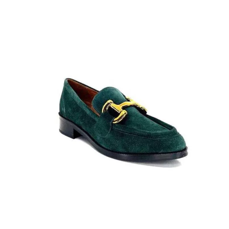 Muratti Rosemetal J2185 B Jakson Daim Vert*Femme Mocassins