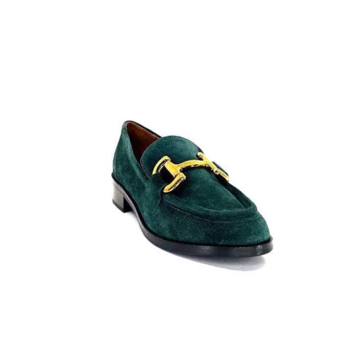 Muratti Rosemetal J2185 B Jakson Daim Vert*Femme Mocassins