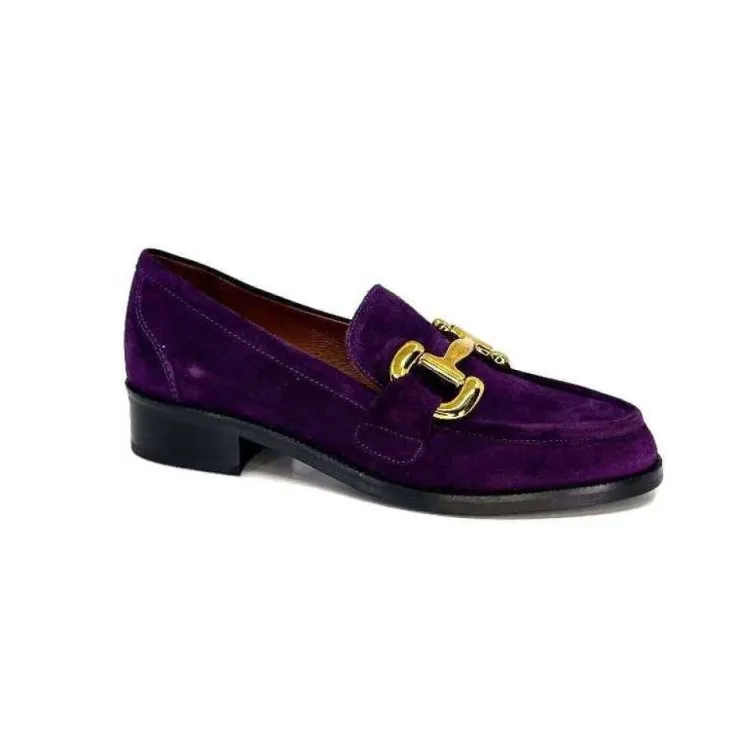 Muratti Rosemetal J2185 B Jakson Daim Violet*Femme Mocassins