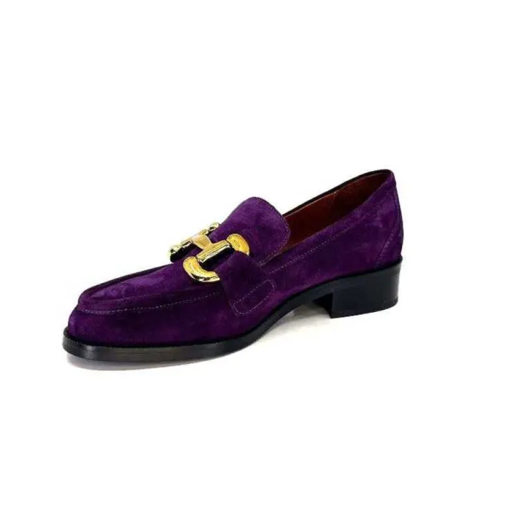 Muratti Rosemetal J2185 B Jakson Daim Violet*Femme Mocassins