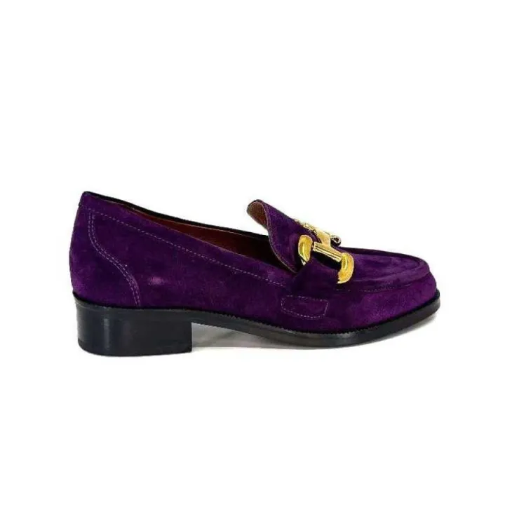 Muratti Rosemetal J2185 B Jakson Daim Violet*Femme Mocassins