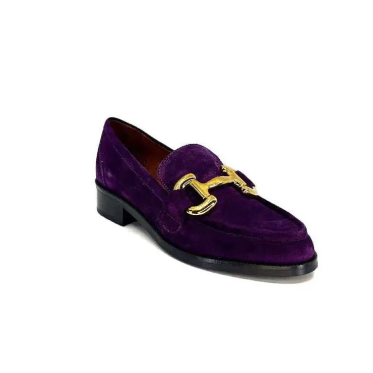 Muratti Rosemetal J2185 B Jakson Daim Violet*Femme Mocassins