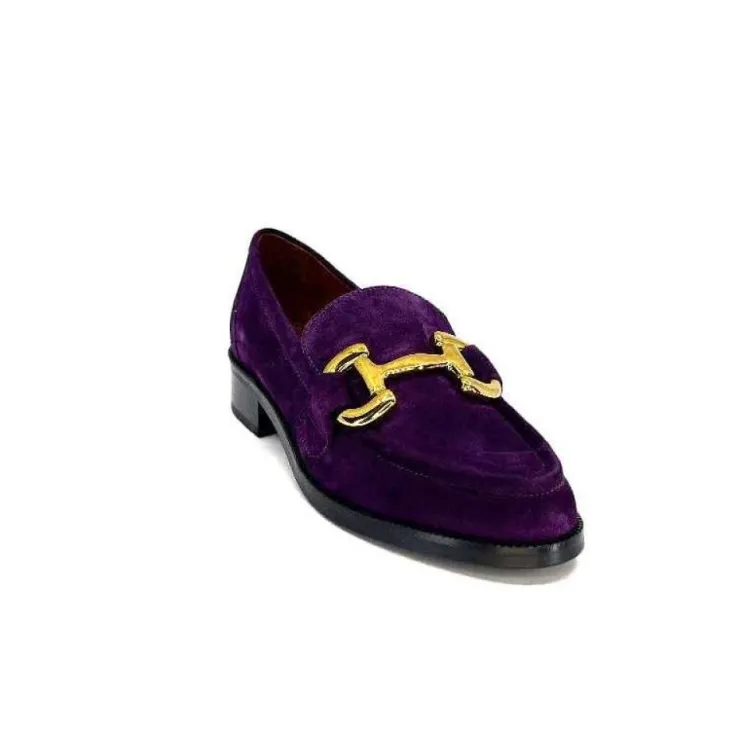 Muratti Rosemetal J2185 B Jakson Daim Violet*Femme Mocassins