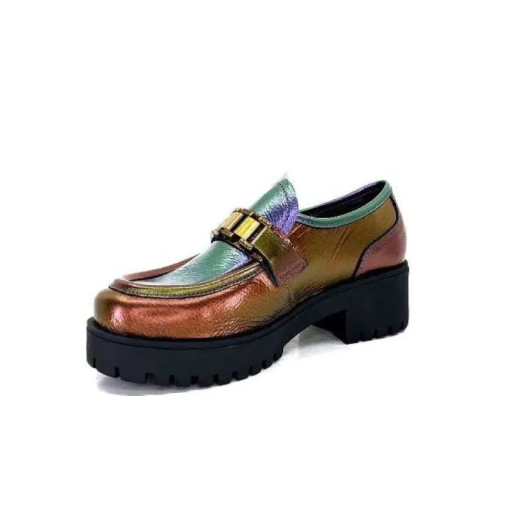 Muratti Rosemetal J2174 C Jarno Cuir Bronze Multi*Femme Mocassins