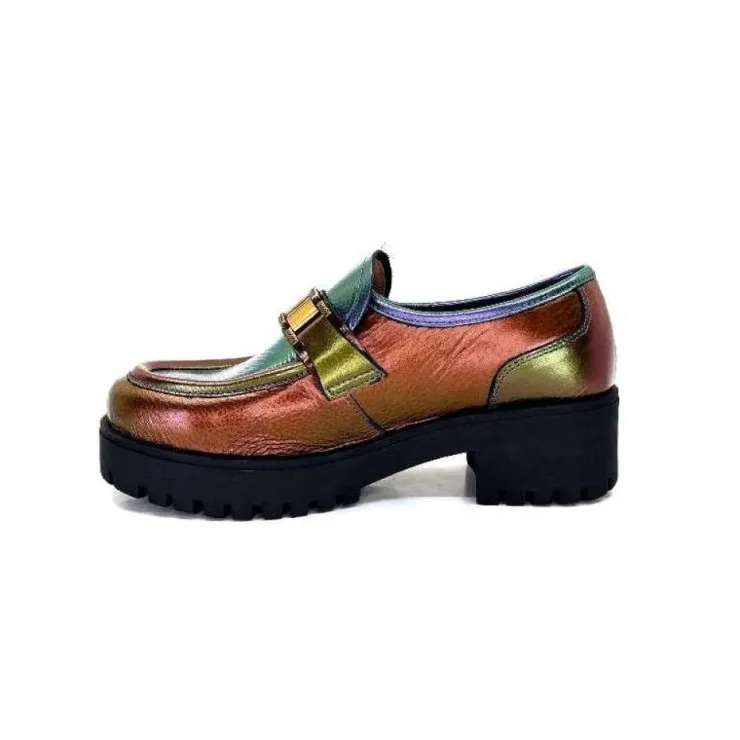 Muratti Rosemetal J2174 C Jarno Cuir Bronze Multi*Femme Mocassins
