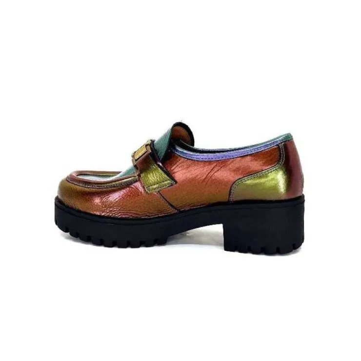 Muratti Rosemetal J2174 C Jarno Cuir Bronze Multi*Femme Mocassins