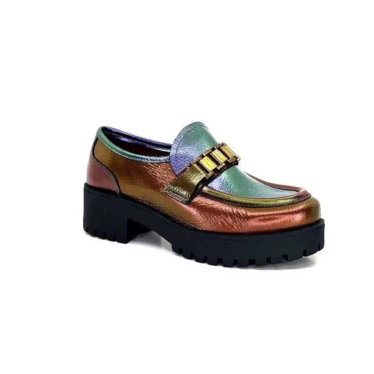 Muratti Rosemetal J2174 C Jarno Cuir Bronze Multi*Femme Mocassins