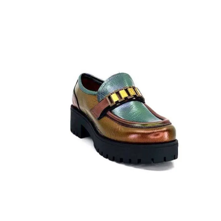 Muratti Rosemetal J2174 C Jarno Cuir Bronze Multi*Femme Mocassins