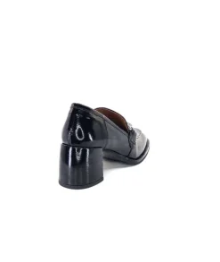 Muratti Rosemetal J2035H Jabrane Cuir Vernis Noir*Femme Mocassins