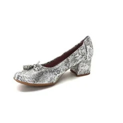 Sabrinas 34833 Cuir Metal Argent*Femme Ballerines