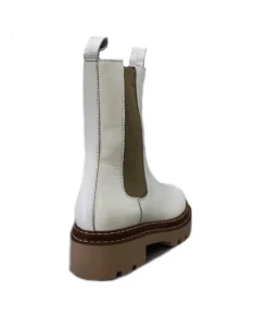 Semerdjian E449 Cuir Blanc*Femme Bottines