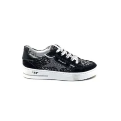 Semerdjian Smr Ale 10221 Cuir Gris & Glitter*Femme Baskets