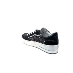 Semerdjian Smr Ale 10221 Cuir Gris & Glitter*Femme Baskets