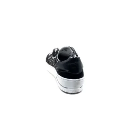 Semerdjian Smr Ale 10221 Cuir Gris & Glitter*Femme Baskets