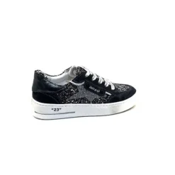 Semerdjian Smr Ale 10221 Cuir Gris & Glitter*Femme Baskets