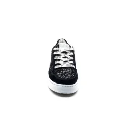 Semerdjian Smr Ale 10221 Cuir Gris & Glitter*Femme Baskets