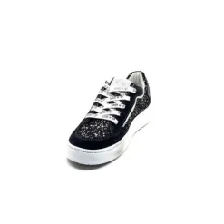 Semerdjian Smr Ale 10221 Cuir Gris & Glitter*Femme Baskets