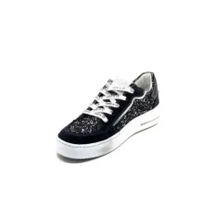 Semerdjian Smr Ale 10221 Cuir Gris & Glitter*Femme Baskets