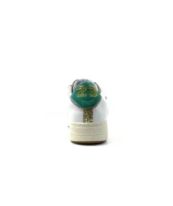 Semerdjian Smr Duck 9433 Cuir Blanc Glitter Or*Femme Baskets