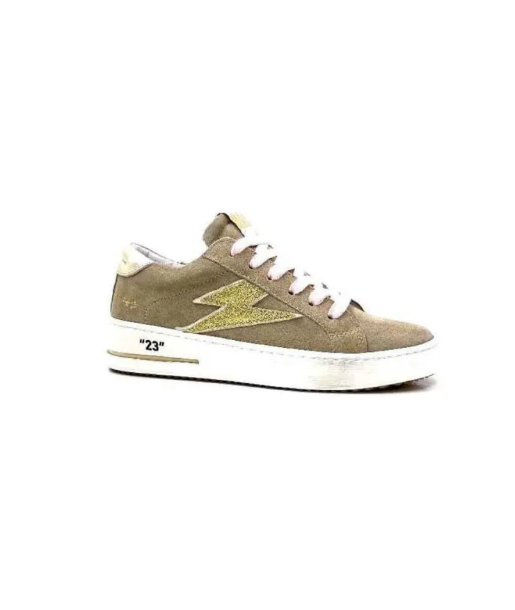 Semerdjian Smr Maya 9503 Daim Beige Lacets Rose*Femme Baskets