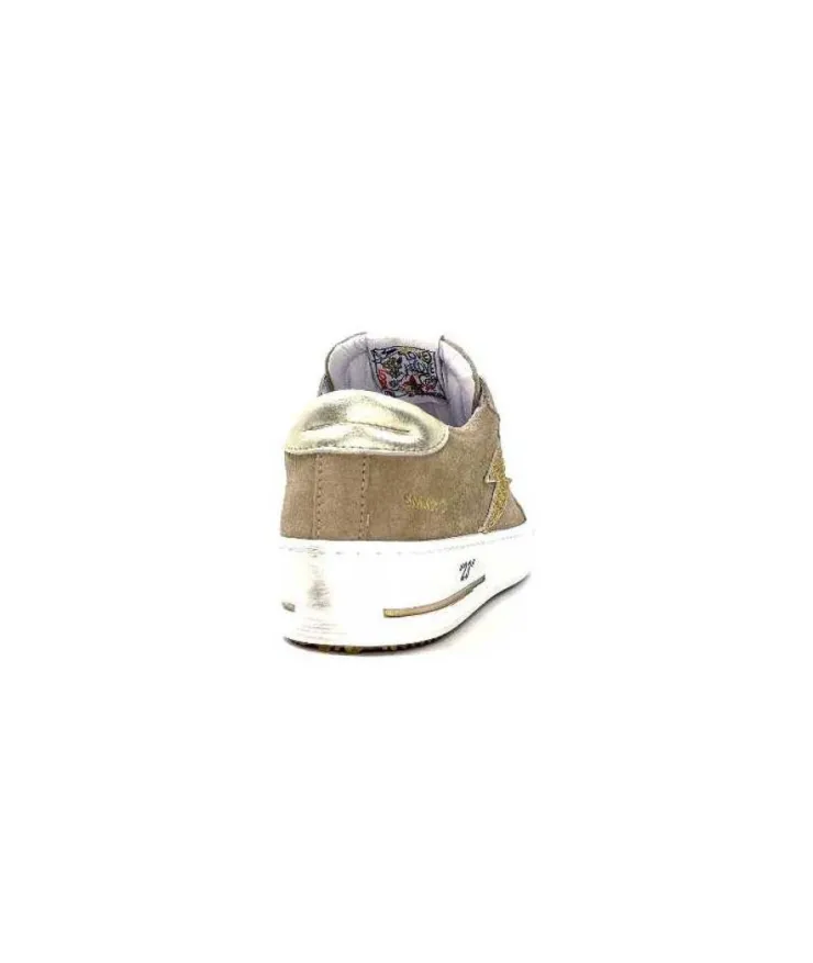 Semerdjian Smr Maya 9503 Daim Beige Lacets Rose*Femme Baskets