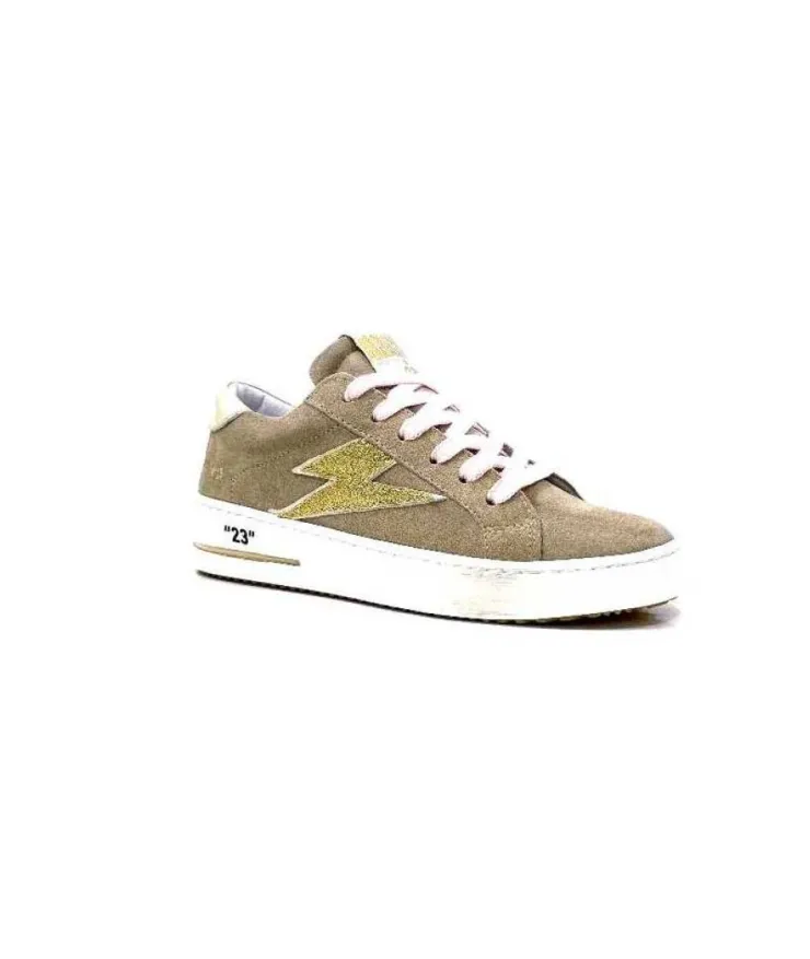 Semerdjian Smr Maya 9503 Daim Beige Lacets Rose*Femme Baskets