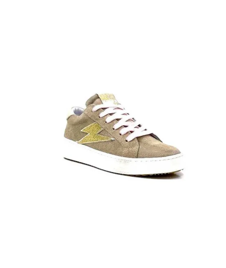 Semerdjian Smr Maya 9503 Daim Beige Lacets Rose*Femme Baskets