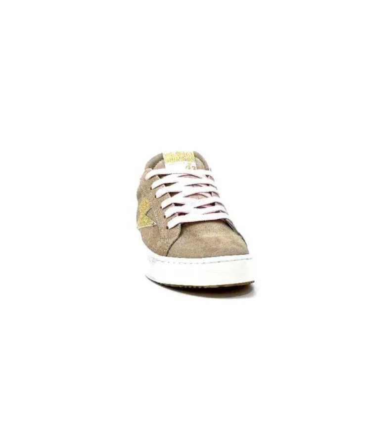 Semerdjian Smr Maya 9503 Daim Beige Lacets Rose*Femme Baskets