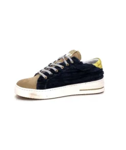 Semerdjian Smr Maya 8676 Velours Bleu Daim Beige*Femme Baskets