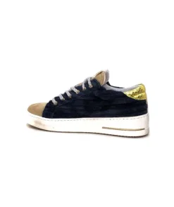 Semerdjian Smr Maya 8676 Velours Bleu Daim Beige*Femme Baskets