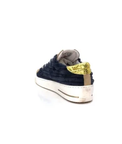 Semerdjian Smr Maya 8676 Velours Bleu Daim Beige*Femme Baskets