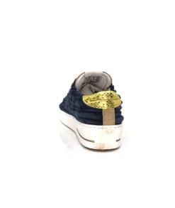 Semerdjian Smr Maya 8676 Velours Bleu Daim Beige*Femme Baskets