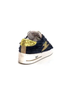 Semerdjian Smr Maya 8676 Velours Bleu Daim Beige*Femme Baskets