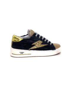 Semerdjian Smr Maya 8676 Velours Bleu Daim Beige*Femme Baskets