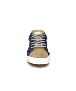 Semerdjian Smr Maya 8676 Velours Bleu Daim Beige*Femme Baskets
