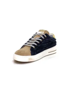 Semerdjian Smr Maya 8676 Velours Bleu Daim Beige*Femme Baskets