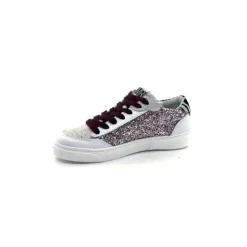 Semerdjian Smr23 Taline 10435 Cuir Blanc Glitter Rose*Femme Baskets