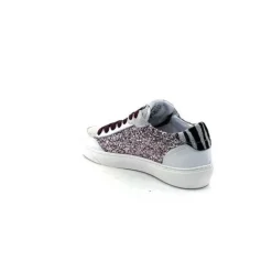 Semerdjian Smr23 Taline 10435 Cuir Blanc Glitter Rose*Femme Baskets