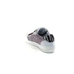 Semerdjian Smr23 Taline 10435 Cuir Blanc Glitter Rose*Femme Baskets