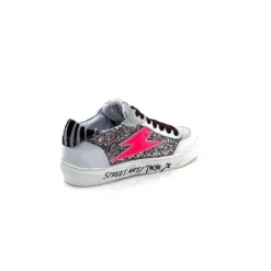 Semerdjian Smr23 Taline 10435 Cuir Blanc Glitter Rose*Femme Baskets