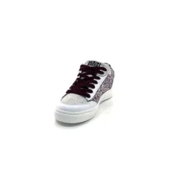 Semerdjian Smr23 Taline 10435 Cuir Blanc Glitter Rose*Femme Baskets