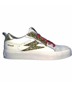 Semerdjian Smr Viken 9587 Cuir Gris Blanc*Femme Baskets