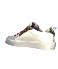 Semerdjian Smr Viken 9587 Cuir Gris Blanc*Femme Baskets