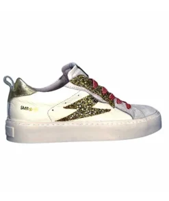 Semerdjian Smr Viken 9587 Cuir Gris Blanc*Femme Baskets