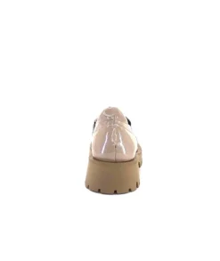 Softwaves 8-36-16 /02 Cuir Vernis & Tweed Beige*Femme Mocassins
