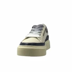 Softwaves 8.80.01/03 Cuir Creme & Marine*Femme Baskets