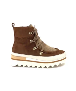 Softwaves 8-51-08 Cuir Daim Cognac*Femme Bottines