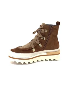 Softwaves 8-51-08 Cuir Daim Cognac*Femme Bottines