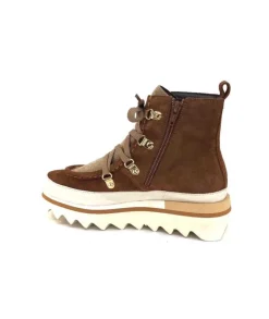 Softwaves 8-51-08 Cuir Daim Cognac*Femme Bottines